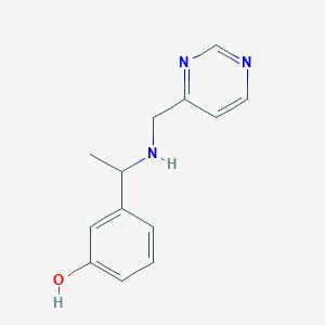 3-[1-(Pyrimidin-4-ylmethylamino)ethyl]phenol