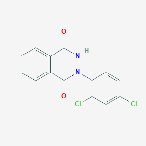 molecular formula C14H8Cl2N2O2 B7568074 2-(2,4-Dichlorophenyl)-2,3-dihydro-1,4-phthalazinedione 
