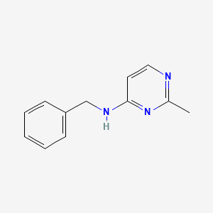 molecular formula C12H13N3 B7568094 N-benzyl-2-methylpyrimidin-4-amine 