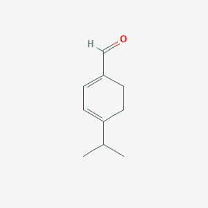 molecular formula C10H14O B075681 1,3-p-Menthadien-7-al CAS No. 1197-15-5