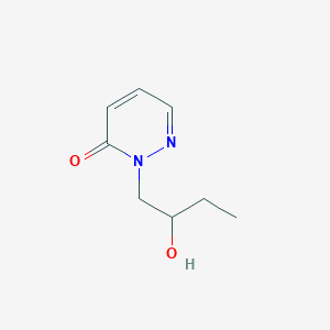 molecular formula C8H12N2O2 B7568224 2-(2-Hydroxybutyl)pyridazin-3-one 