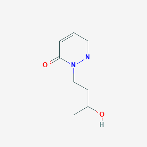 molecular formula C8H12N2O2 B7568236 2-(3-Hydroxybutyl)pyridazin-3-one 