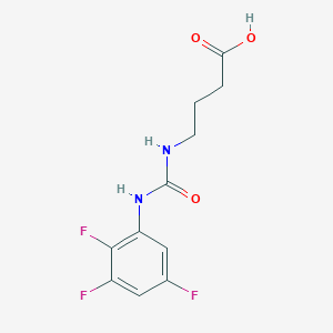 4-[(2,3,5-Trifluorophenyl)carbamoylamino]butanoic acid