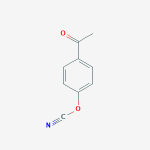 molecular formula C9H7NO2 B075684 4-乙酰基苯基氰酸酯 CAS No. 1129-36-8