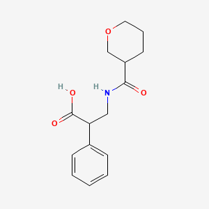 3-(Oxane-3-carbonylamino)-2-phenylpropanoic acid