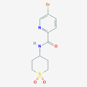 5-bromo-N-(1,1-dioxothian-4-yl)pyridine-2-carboxamide