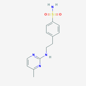 4-[2-[(4-Methylpyrimidin-2-yl)amino]ethyl]benzenesulfonamide
