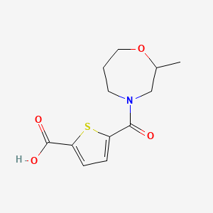 5-(2-Methyl-1,4-oxazepane-4-carbonyl)thiophene-2-carboxylic acid