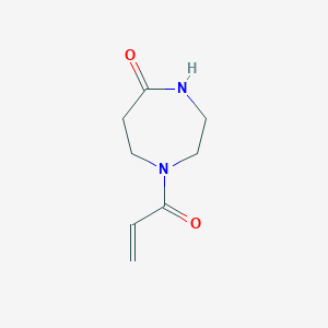 1-Prop-2-enoyl-1,4-diazepan-5-one
