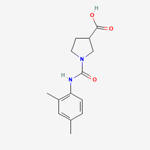 1-[(2,4-Dimethylphenyl)carbamoyl]pyrrolidine-3-carboxylic acid
