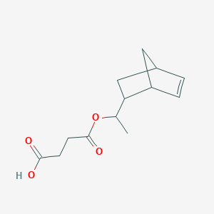 Butanedioic acid hydrogen 4-[1-(bicyclo[2.2.1]hept-5-en-2-yl)ethyl] ester