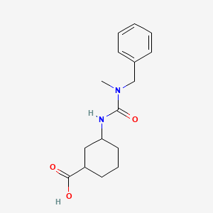 3-[[Benzyl(methyl)carbamoyl]amino]cyclohexane-1-carboxylic acid