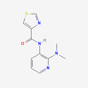 N-[2-(dimethylamino)pyridin-3-yl]-1,3-thiazole-4-carboxamide