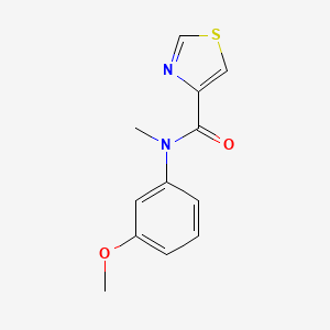 N-(3-methoxyphenyl)-N-methyl-1,3-thiazole-4-carboxamide
