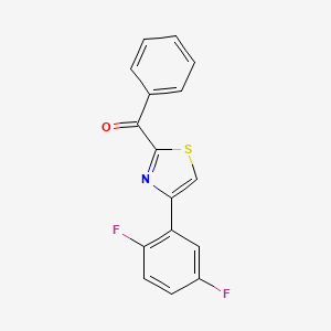 [4-(2,5-Difluorophenyl)-1,3-thiazol-2-yl]-phenylmethanone