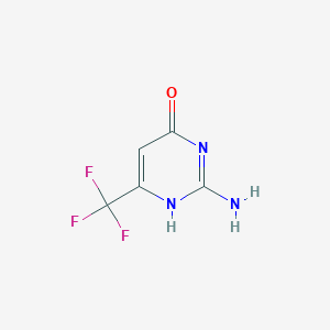 molecular formula C5H4F3N3O B075692 2-氨基-4-羟基-6-(三氟甲基)嘧啶 CAS No. 1513-69-5