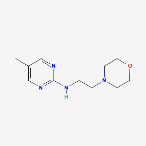 5-methyl-N-(2-morpholin-4-ylethyl)pyrimidin-2-amine