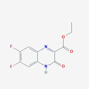 ethyl 6,7-difluoro-3-oxo-4H-quinoxaline-2-carboxylate