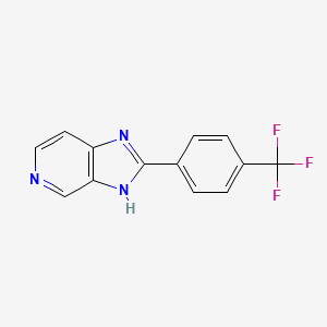 2-[4-(trifluoromethyl)phenyl]-3H-imidazo[4,5-c]pyridine