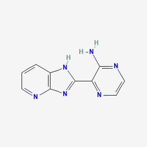 3-(1H-imidazo[4,5-b]pyridin-2-yl)pyrazin-2-amine