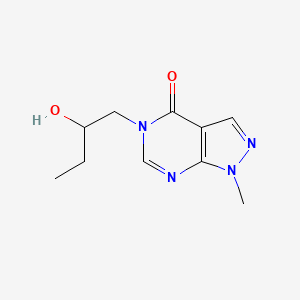 5-(2-Hydroxybutyl)-1-methylpyrazolo[3,4-d]pyrimidin-4-one