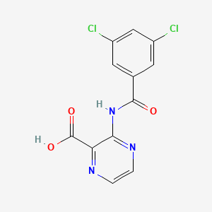 3-[(3,5-Dichlorobenzoyl)amino]pyrazine-2-carboxylic acid