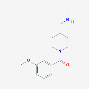 (3-Methoxyphenyl)-[4-(methylaminomethyl)piperidin-1-yl]methanone