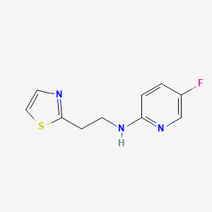 5-fluoro-N-[2-(1,3-thiazol-2-yl)ethyl]pyridin-2-amine