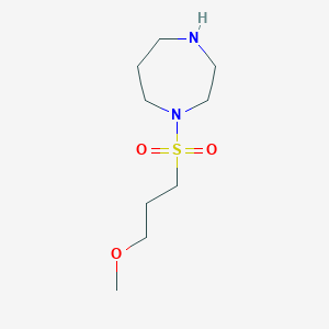 molecular formula C9H20N2O3S B7570026 1-(3-Methoxypropylsulfonyl)-1,4-diazepane 