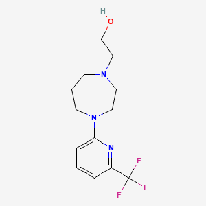 2-[4-[6-(Trifluoromethyl)pyridin-2-yl]-1,4-diazepan-1-yl]ethanol