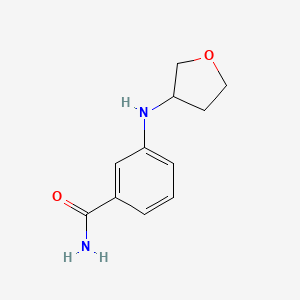 3-(Oxolan-3-ylamino)benzamide