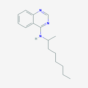 molecular formula C16H23N3 B7570401 N-octan-2-ylquinazolin-4-amine 