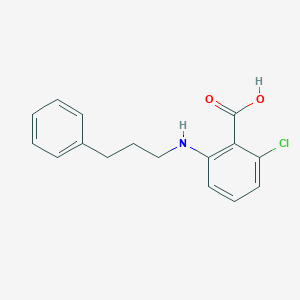 2-Chloro-6-(3-phenylpropylamino)benzoic acid