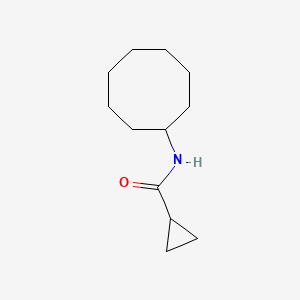 molecular formula C12H21NO B7570982 N-Cyclooctylcyclopropanecarboxamide 