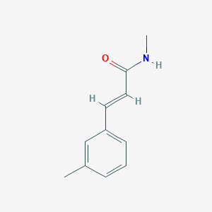 molecular formula C11H13NO B7571280 (E)-N-methyl-3-(3-methylphenyl)prop-2-enamide 