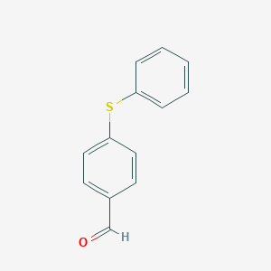 molecular formula C13H10OS B075716 4-(苯硫基)苯甲醛 CAS No. 1208-88-4