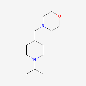 molecular formula C13H26N2O B7571618 4-[(1-Propan-2-ylpiperidin-4-yl)methyl]morpholine 
