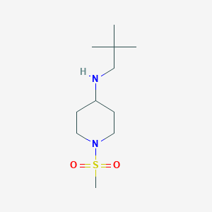 molecular formula C11H24N2O2S B7571913 1-(Methylsulfonyl)-n-neopentylpiperidin-4-amine 