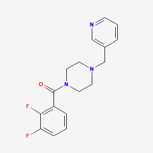 molecular formula C17H17F2N3O B7572374 (2,3-Difluorophenyl)-[4-(pyridin-3-ylmethyl)piperazin-1-yl]methanone 