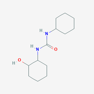 molecular formula C13H24N2O2 B7572416 1-Cyclohexyl-3-(2-hydroxycyclohexyl)urea 