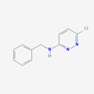 molecular formula C11H10ClN3 B075727 N-benzyl-6-chloropyridazin-3-amine CAS No. 1496-85-1