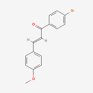 molecular formula C16H13BrO2 B7572864 (E)-1-(4-bromophenyl)-3-(4-methoxyphenyl)prop-2-en-1-one 