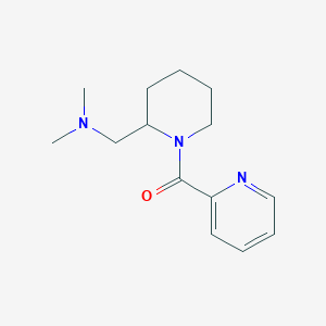 molecular formula C14H21N3O B7574192 [2-[(Dimethylamino)methyl]piperidin-1-yl]-pyridin-2-ylmethanone 