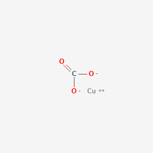 molecular formula CuCO3<br>CCuO3 B075742 碳酸铜 CAS No. 1184-64-1