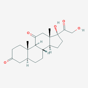 molecular formula C21H30O5 B075743 4,5alpha-Dihydrocortisone CAS No. 1482-51-5