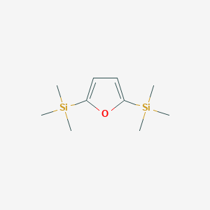 molecular formula C10H20OSi2 B075744 2,5-双(三甲基甲硅烷基)呋喃 CAS No. 1578-29-6