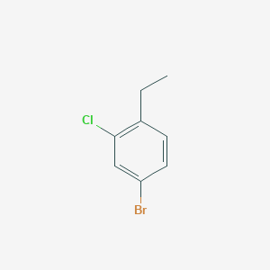 molecular formula C8H8BrCl B7574511 4-Bromo-2-chloro-1-ethylbenzene 