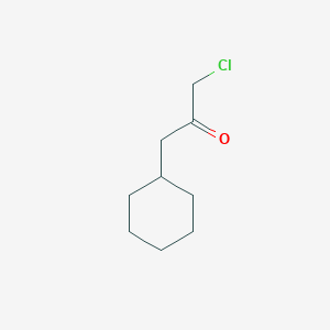 molecular formula C9H15ClO B7574518 1-Chloro-3-cyclohexylpropan-2-one 