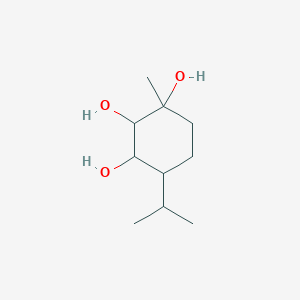 molecular formula C10H20O3 B7574565 p-Menthane-1,2,3-triol 