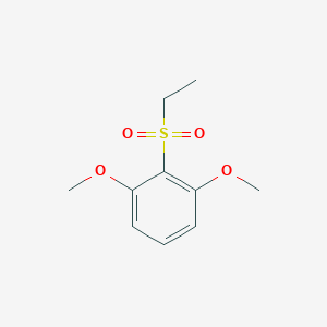 molecular formula C10H14O4S B7574582 2-Ethylsulfonyl-1,3-dimethoxybenzene 